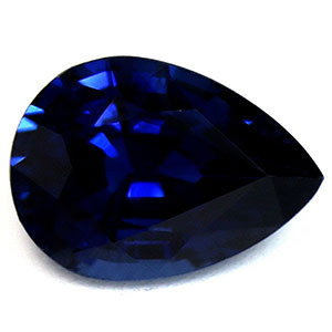 Sapphire Pear 0.97 carat Blue Photo