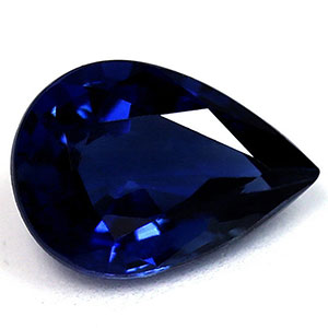 Sapphire Pear 0.91 carat Blue Photo