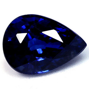 Sapphire Pear 0.98 carat Blue Photo