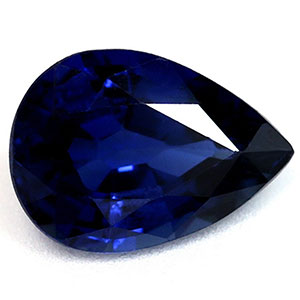 Sapphire Pear 0.88 carat Blue Photo