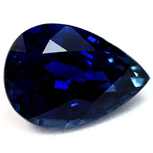 Sapphire Pear 1.06 carat Blue Photo