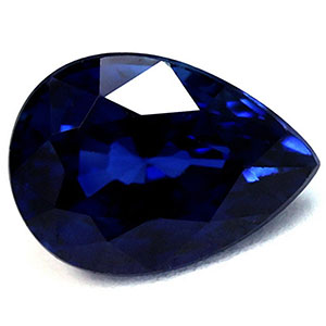 Sapphire Pear 1.10 carat Blue Photo