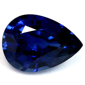 Sapphire Pear 1.00 carat Blue Photo