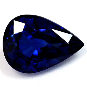 Sapphire Pear 0.92 carat Blue Photo