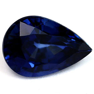 Sapphire Pear 0.92 carat Blue Photo