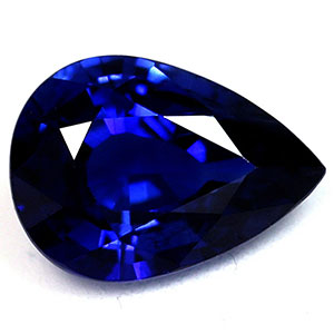 Sapphire Pear 0.93 carat Blue Photo