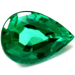 Emerald Pear 0.84 carat Green Photo