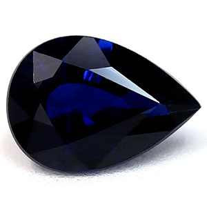 Sapphire Pear 0.85 carat Blue Photo