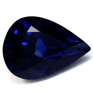 Sapphire Pear 0.86 carat Blue Photo