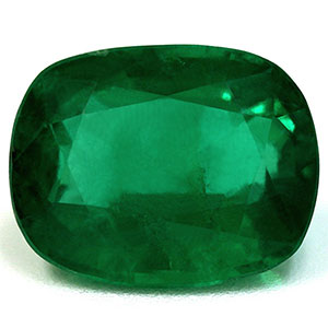 Emerald Cushion 3.20 carat Green Photo