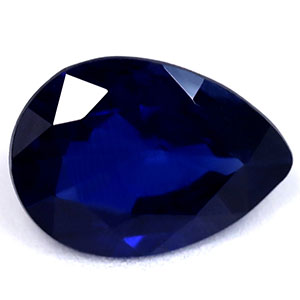 Sapphire Pear 0.75 carat Blue Photo