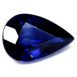 Sapphire Pear 0.67 carat Blue Photo