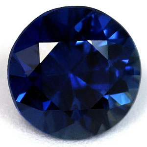 Sapphire Round 0.70 carat Blue Photo