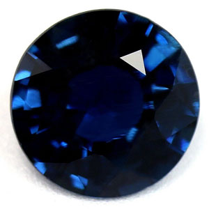 Sapphire Round 0.99 carat Blue Green Photo