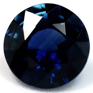 Sapphire Round 1.09 carat Blue Green Photo