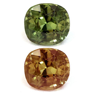 Alexandrite Cushion 0.54 carat Green Photo