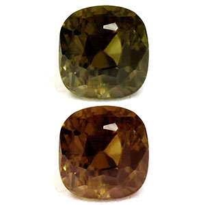 Alexandrite Cushion 0.80 carat Green Photo