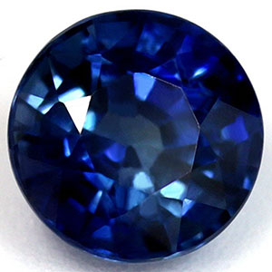 Sapphire Round 0.64 carat Blue Green Photo