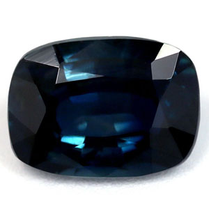 Sapphire Cushion 1.31 carat Blue Green Photo