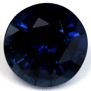 Sapphire Round 1.09 carat Blue Green Photo