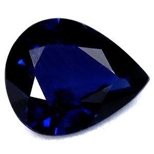 Sapphire Pear 0.61 carat Blue Photo
