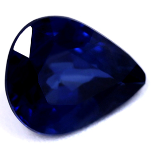 Sapphire Pear 0.74 carat Blue Photo