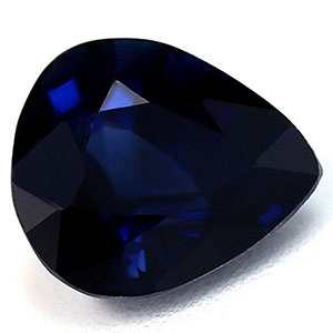 Sapphire Pear 0.69 carat Blue Photo