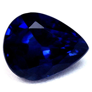 Sapphire Pear 0.64 carat Blue Photo