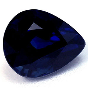 Sapphire Pear 0.94 carat Blue Photo