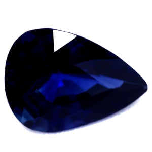Sapphire Pear 0.68 carat Blue Photo