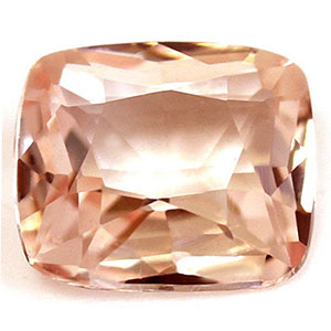 Sapphire Cushion 0.75 carat Orange Pink Photo