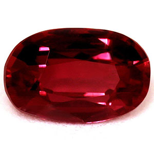 Ruby Oval 0.55 carat Red Photo