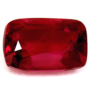 Ruby Cushion 0.76 carat Red Photo