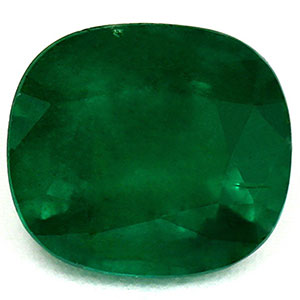 Emerald Cushion 0.60 carat Green Photo