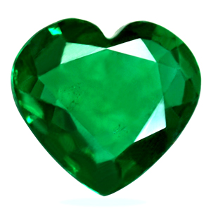 0.88 carat Heart Emerald - Gemstone Thumbnail