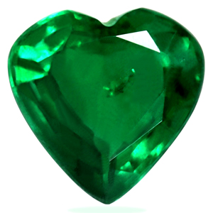 0.76 carat Heart Emerald - Gemstone Thumbnail