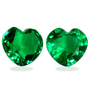 0.53 carat Heart Emerald - Gemstone Thumbnail