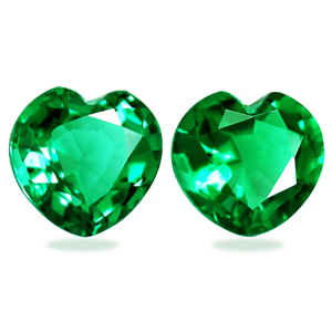 0.69 carat Heart Emerald - Gemstone Thumbnail