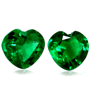 0.57 carat Heart Emerald - Gemstone Thumbnail