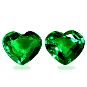 0.82 carat Heart Emerald - Gemstone Thumbnail