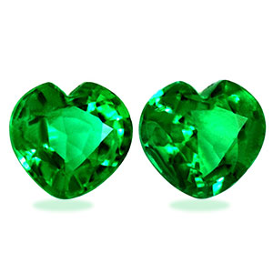 0.93 carat Heart Emerald - Gemstone Thumbnail