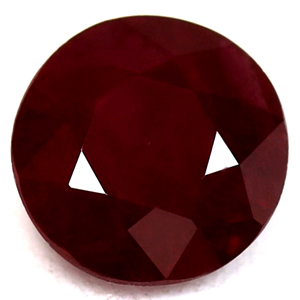 Ruby Round 0.61 carat Red Photo