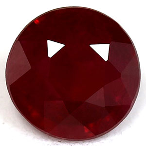 Ruby Round 0.55 carat Red Photo