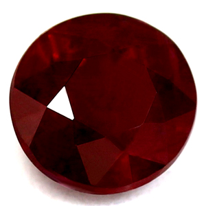 Ruby Round 0.61 carat Red Photo