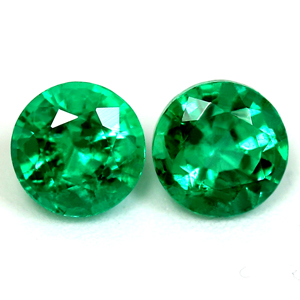 0.76 carat Round Emerald - Gemstone Thumbnail