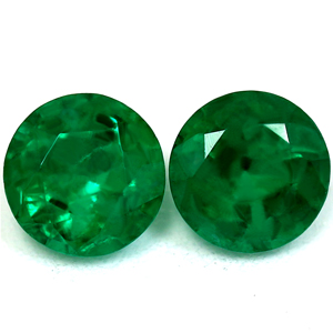 0.73 carat Round Emerald - Gemstone Thumbnail