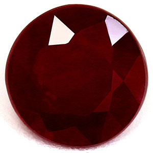 Ruby Round 0.70 carat Red Photo