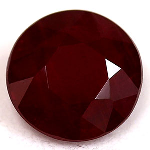 Ruby Round 0.56 carat Red Photo
