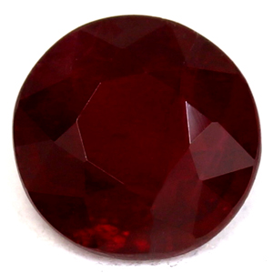 Ruby Round 0.55 carat Red Photo