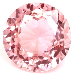 Sapphire Round 0.66 carat Orange Pink Photo